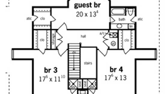 White Oaks 3305 8943 4 Bedrooms and 3 Baths The House Designers